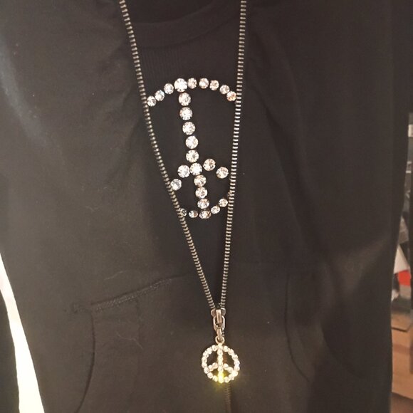 TWISTED HEART AMERICA 3 PIECE SWAVORSKI CRYSTAL Y2K VINTAGE - Picture 14 of 14